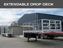 Extendable drop deck