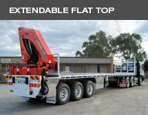 Extendable flat top